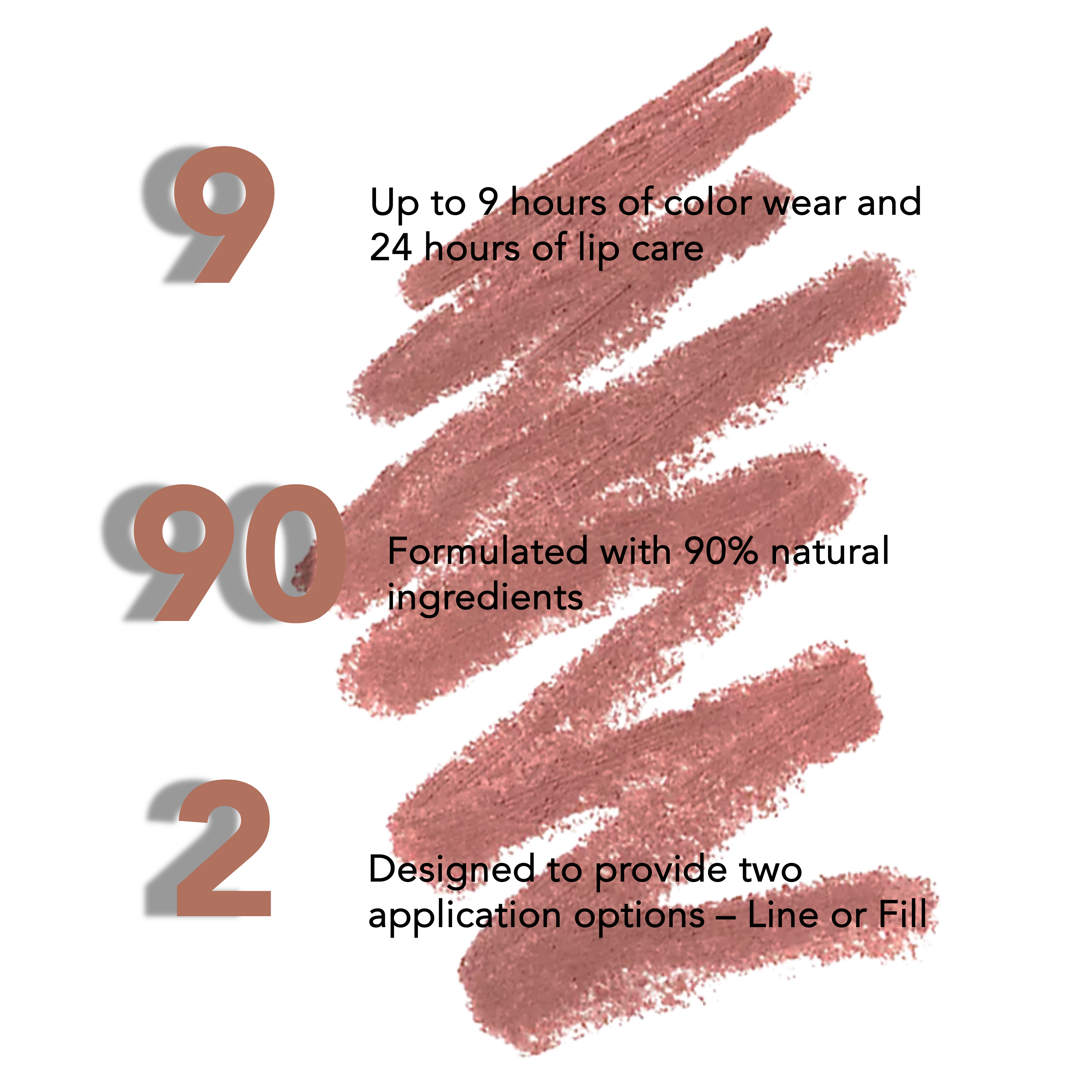 LUXELINE LIP LINER PEN - NECESSARY NUDE - Image 3