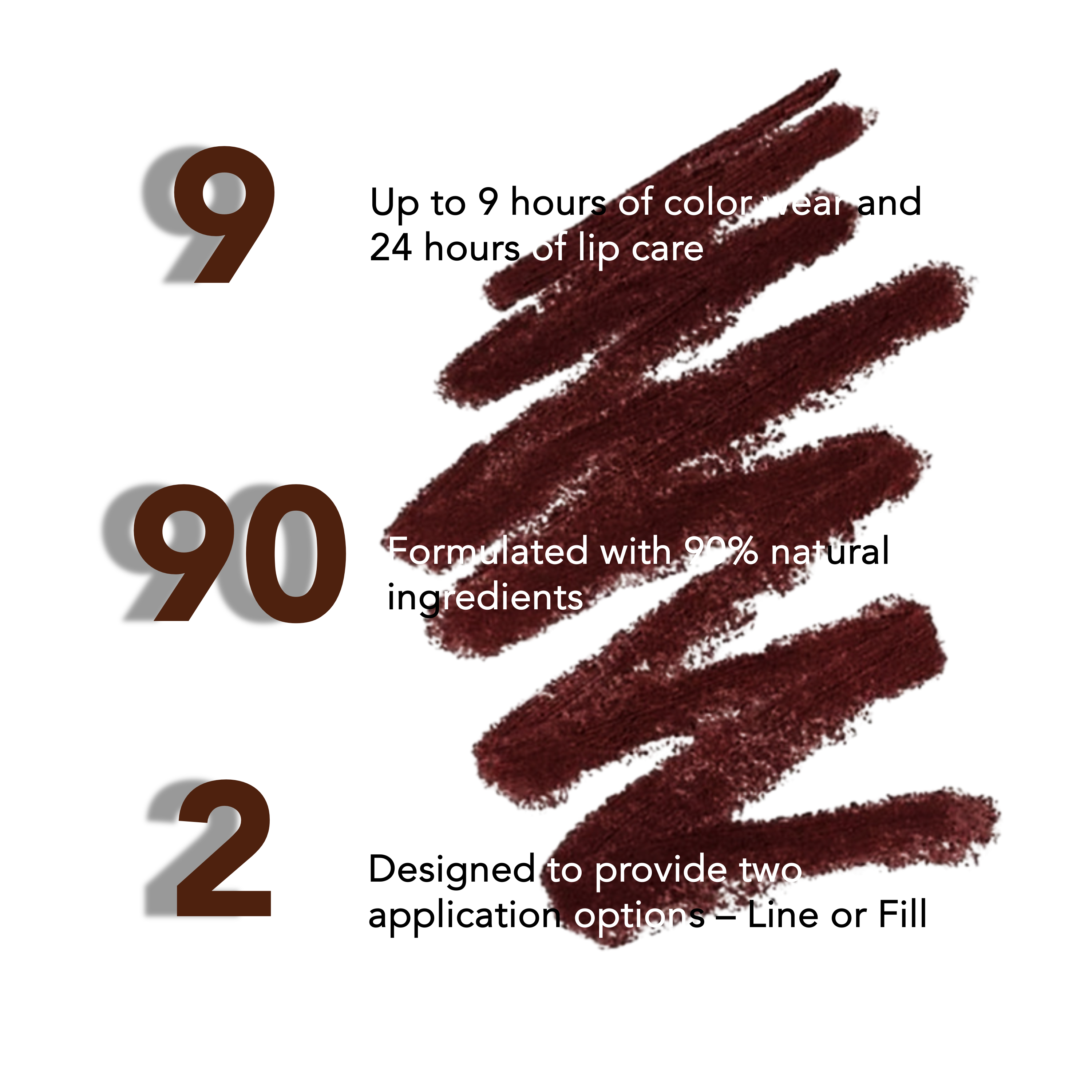 LUXELINE LIP LINER PEN - DARING COCOA - Image 3